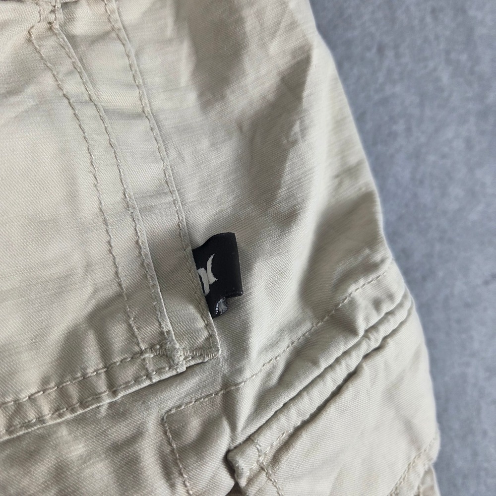 Hurley Cargo Shorts Mens 32 Khaki Good 100% Cotton Utility Multi-Pocket - Picture 9 of 13